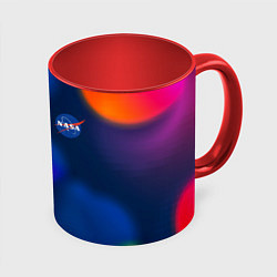 Кружка 3D Nasa gradient sportcolor, цвет: 3D-белый + красный