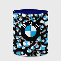 Кружка 3D BMW sportlogo, цвет: 3D-белый + синий — фото 2