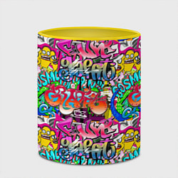 Кружка 3D Graffiti funny, цвет: 3D-белый + желтый — фото 2