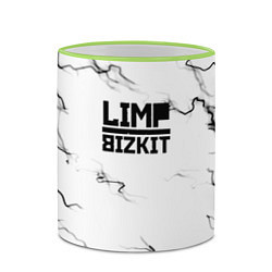 Кружка 3D Limp bizkit storm black, цвет: 3D-светло-зеленый кант — фото 2