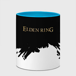 Кружка 3D Elden ring gold, цвет: 3D-белый + небесно-голубой — фото 2