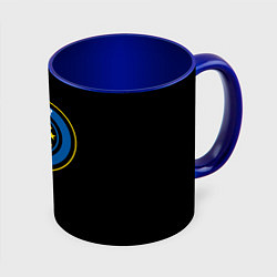 Кружка 3D Inter fc, цвет: 3D-белый + синий