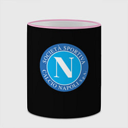 Кружка 3D Napoli fc, цвет: 3D-розовый кант — фото 2