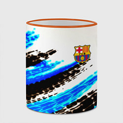 Кружка 3D Barcelona fc club, цвет: 3D-оранжевый кант — фото 2
