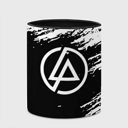 Кружка 3D Linkin Park - black and white, цвет: 3D-белый + черный — фото 2