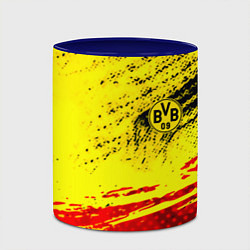 Кружка 3D Borussia color краски спорт, цвет: 3D-белый + синий — фото 2