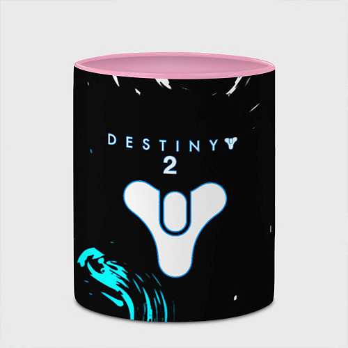 Кружка цветная Destiny space color game / 3D-Белый + розовый – фото 2