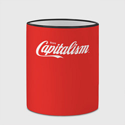 Кружка 3D Enjoy capitalism, цвет: 3D-черный кант — фото 2