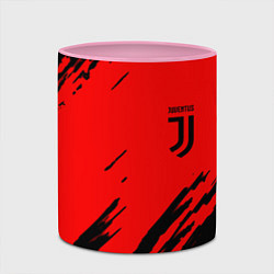 Кружка 3D Juventus краски спорт фк, цвет: 3D-белый + розовый — фото 2