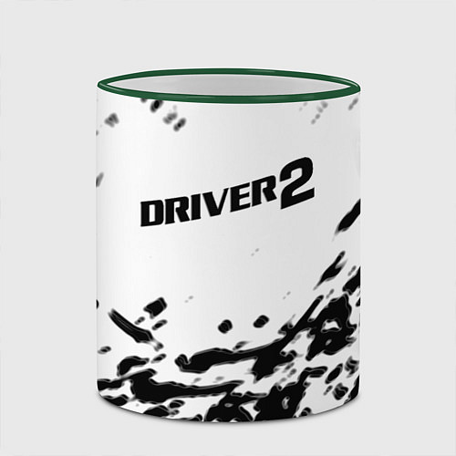 Кружка цветная Driver 2 краски / 3D-Зеленый кант – фото 2