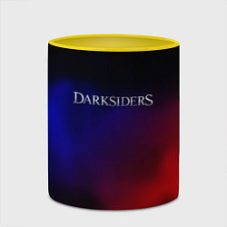 Кружка 3D Darksiders gradient, цвет: 3D-белый + желтый — фото 2