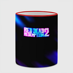 Кружка 3D Red dead redemption неоновые краски, цвет: 3D-красный кант — фото 2