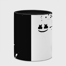 Кружка 3D Marshmello краски музыка, цвет: 3D-белый + черный — фото 2