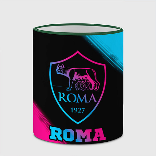 Кружка цветная Roma - neon gradient / 3D-Зеленый кант – фото 2