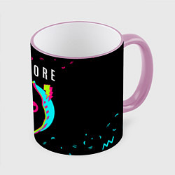 Кружка 3D Paramore - rock star cat, цвет: 3D-розовый кант
