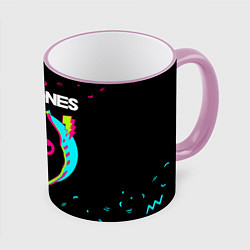 Кружка 3D Deftones - rock star cat, цвет: 3D-розовый кант