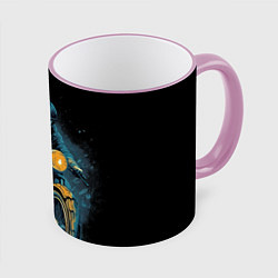 Кружка цветная Ночной мотокросс