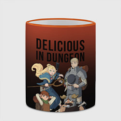 Кружка 3D Delicious in Dungeon, цвет: 3D-оранжевый кант — фото 2