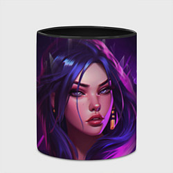 Кружка 3D League of Legends Kaisa Kda style, цвет: 3D-белый + черный — фото 2