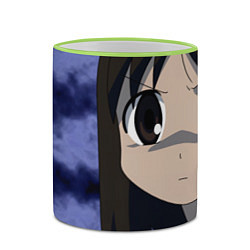 Кружка 3D Azumanga Daioh Аюму Касуга, цвет: 3D-светло-зеленый кант — фото 2