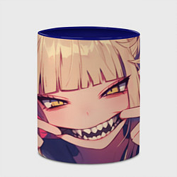 Кружка 3D Моя геройская академия Himiko Toga, цвет: 3D-белый + синий — фото 2