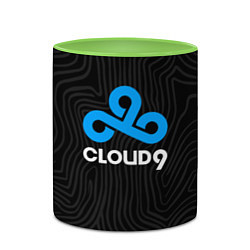 Кружка 3D Cloud9 hi-tech, цвет: 3D-белый + светло-зеленый — фото 2