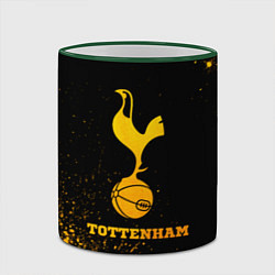 Кружка 3D Tottenham - gold gradient, цвет: 3D-зеленый кант — фото 2