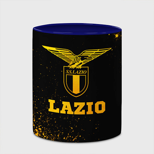 Кружка цветная Lazio - gold gradient / 3D-Белый + синий – фото 2