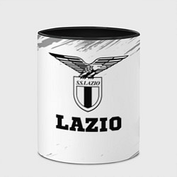 Кружка 3D Lazio sport на светлом фоне, цвет: 3D-белый + черный — фото 2