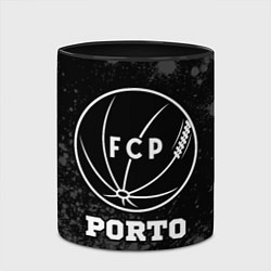 Кружка 3D Porto sport на темном фоне, цвет: 3D-белый + черный — фото 2