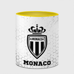 Кружка 3D Monaco sport на светлом фоне, цвет: 3D-белый + желтый — фото 2
