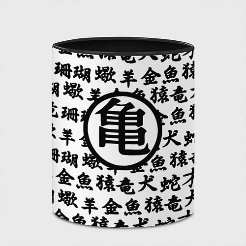 Кружка цветная Dragon ball anime pattern steel / 3D-Белый + черный – фото 2