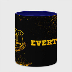 Кружка 3D Everton - gold gradient по-горизонтали, цвет: 3D-белый + синий — фото 2