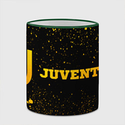 Кружка 3D Juventus - gold gradient по-горизонтали, цвет: 3D-зеленый кант — фото 2