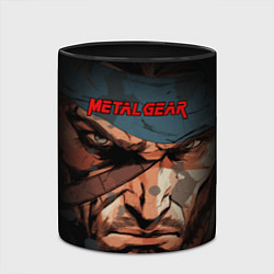 Кружка 3D Metal gear Venom Snake, цвет: 3D-белый + черный — фото 2