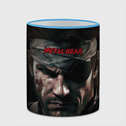 Кружка 3D Metal gear Venom Snake, цвет: 3D-небесно-голубой кант — фото 2