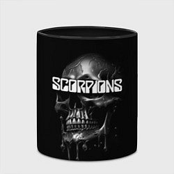 Кружка 3D Scorpions rock, цвет: 3D-белый + черный — фото 2