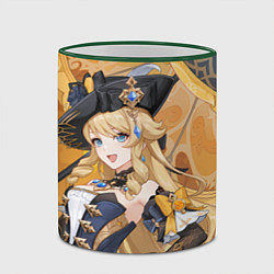 Кружка 3D Navia Genshin Impact, цвет: 3D-зеленый кант — фото 2