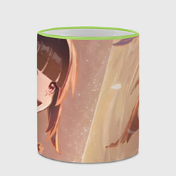 Кружка 3D Honkai Star Rail Sparkle smile, цвет: 3D-светло-зеленый кант — фото 2