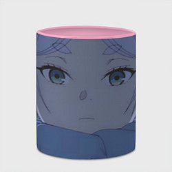 Кружка 3D Sousou no Frieren, цвет: 3D-белый + розовый — фото 2