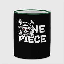 Кружка 3D One piece - emblem, цвет: 3D-зеленый кант — фото 2