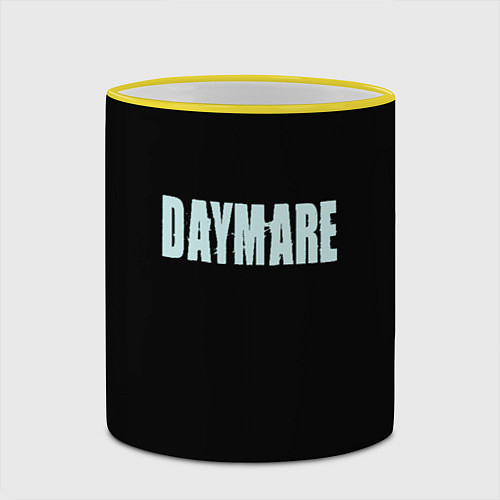 Кружка цветная Daymare 1998 / 3D-Желтый кант – фото 2