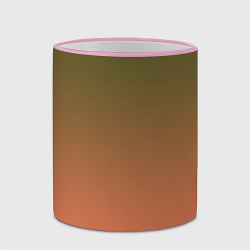 Кружка цветная Абстрактный градиент / 3D-Розовый кант – фото 2