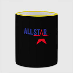 Кружка 3D All stars logo, цвет: 3D-желтый кант — фото 2