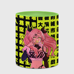 Кружка 3D Nicole Demara - Zenless Zone Zero gum ball, цвет: 3D-белый + светло-зеленый — фото 2