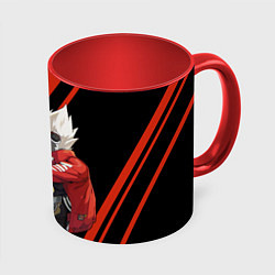 Кружка 3D Zenless Zone Zero Billy Kid, цвет: 3D-белый + красный