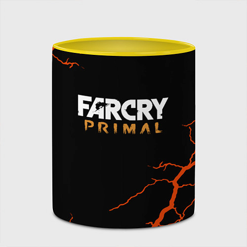 Кружка цветная Farcry storm / 3D-Белый + желтый – фото 2