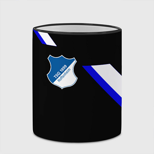 Кружка цветная Hoffenheim fc sport / 3D-Черный кант – фото 2