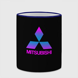 Кружка 3D Mitsubishi gradient, цвет: 3D-синий кант — фото 2