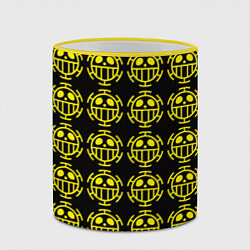 Кружка 3D One piece pirate king pattern, цвет: 3D-желтый кант — фото 2